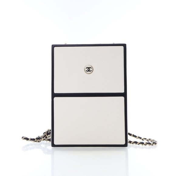 Chanel Calfskin No.5 Perfume Box Evening Clutch Bag - Picture 11 of 16